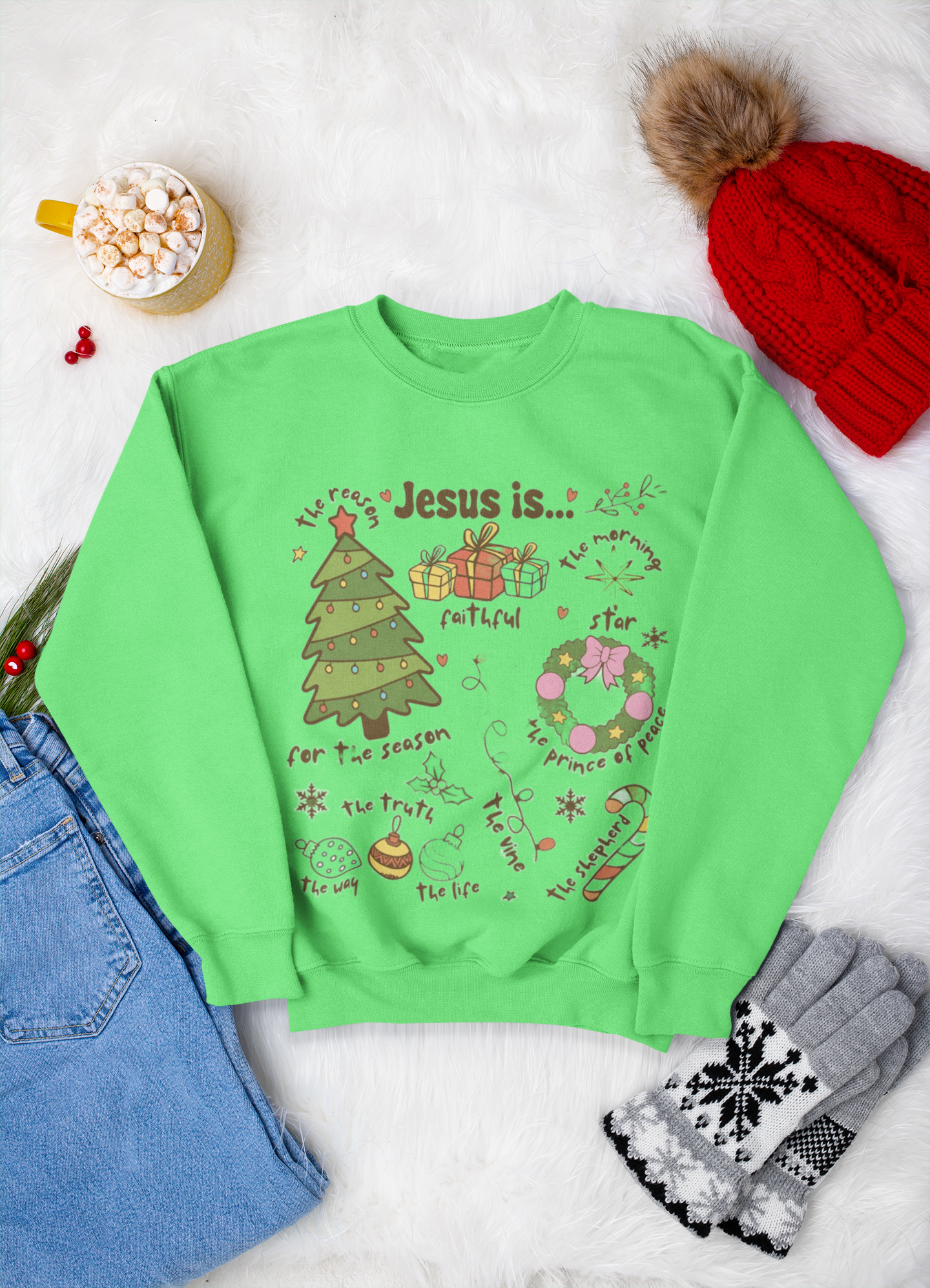 Jesus is The Reason Crewneck